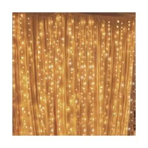 Twinkle star Cortina de cadena de 300 LED para ventana_1