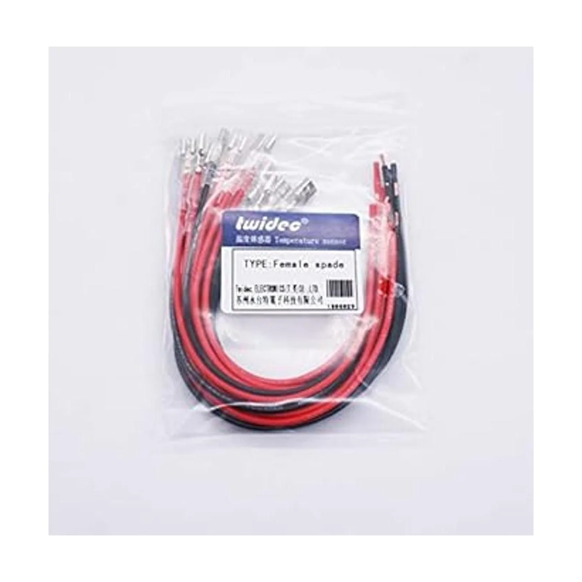 Twidec 20 terminales de engarzado de pala hembra de 0.189_3