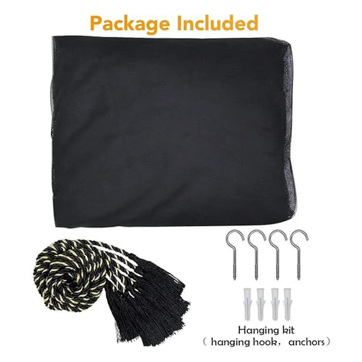 Twinkle Star Cortinas de cama de 4 esquinas con dosel_4