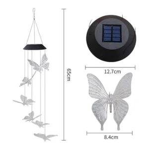 Tvoip Lámpara LED de energía solar que cambia de color