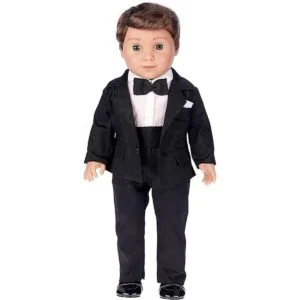 Tuxedo Juego de 5 piezas de tuxedo Ropa para muñeca_2