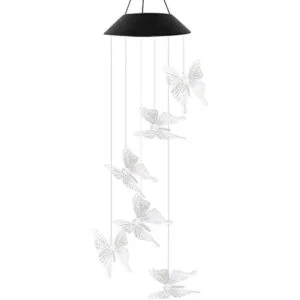 Tvoip Lámpara LED de energía solar que cambia de color