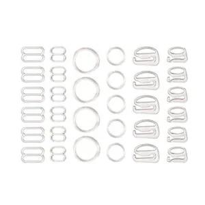 Tupalizy 240 ganchos transparentes para coser bikini_1