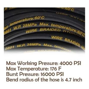 Twinkle Star Manguera de lavado a presión de 50 pies con_3