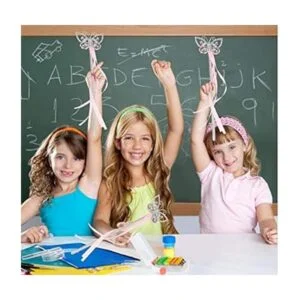 Tvoip 5 piezas de 13.0 in de mariposa princesa hada varita_4