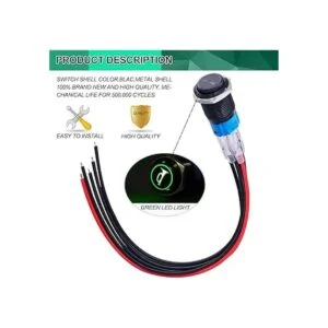 Twidec16MM Raised Speaker Horn Momentary Push Button_5