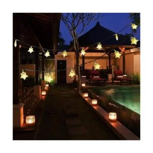 Twinkle Star Guirnalda de 100 luces LED con forma de_3