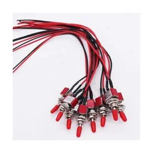 Twidec Mini interruptor de palanca SPST 2 posiciones 2_4