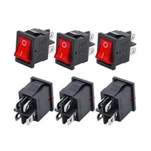 Twidec Interruptor basculante de corriente alterna 6A125V_1