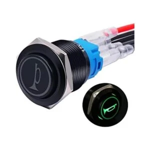 Twidec16MM Raised Speaker Horn Momentary Push Button_1