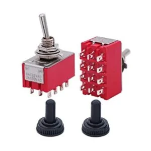 Twidec 2 interruptores de palanca mini 4PDT de 2_1