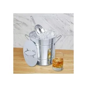 Twine Cubo de hielo con tapa y cuchara de hielo bañera de