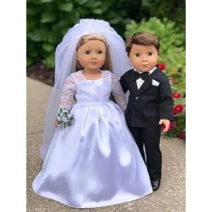 Tuxedo Juego de 5 piezas de tuxedo Ropa para muñeca_5