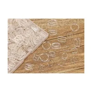 Tupalizy 240 ganchos transparentes para coser bikini_3