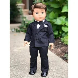 Tuxedo Juego de 5 piezas de tuxedo Ropa para muñeca_3
