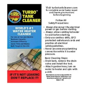 Turbo Tank Cleaner Calentador de agua herramienta de_5