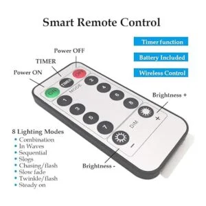 Twinkle Star 200 luces LED de cobre de 66 pies cadena de_3