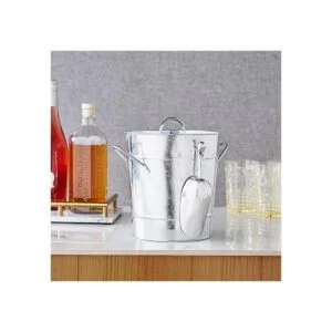 Twine Cubo de hielo con tapa y cuchara de hielo bañera de