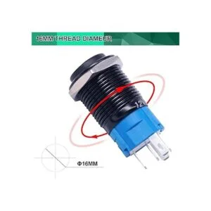 Twidec16MM Raised Speaker Horn Momentary Push Button_4