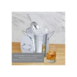 Twine Cubo de hielo con tapa y cuchara de hielo bañera de