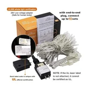 Twinkle Star Cadena de 100 luces LED de 33 pies color_3