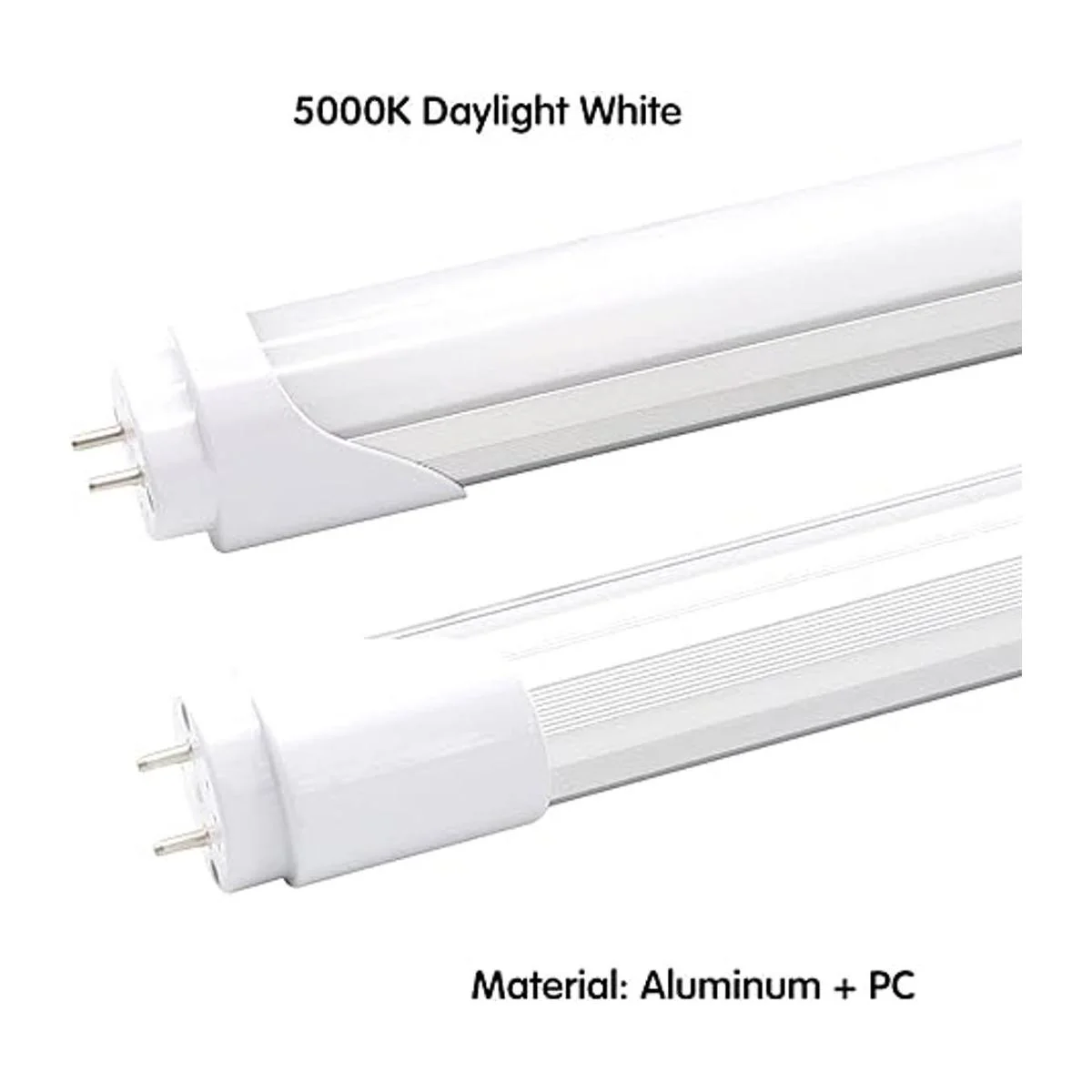 Tubo de luz LED T8 T10 T12 de 2 pies repuesto LED de 8 W_4