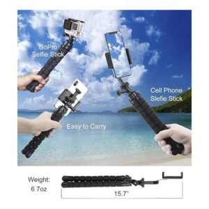 Trípode para teléfono trípode flexible ajuste de ángulo_5