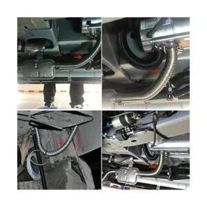 Tubo de escape de acero inoxidable de 1 calentador de_6