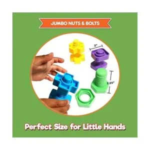 Tuercas y pernos gigantes para niños pequeños juego_3