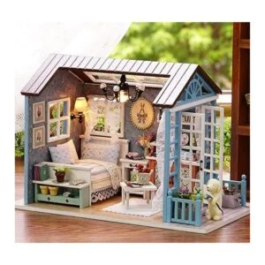 TuKIIE Kit de casa de muñecas en miniatura accesorios de