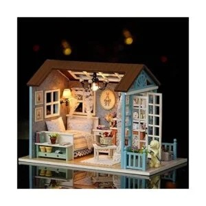 TuKIIE Kit de casa de muñecas en miniatura accesorios de