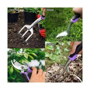 Tudoccy Juego de herramientas de jardín de 83 piezas