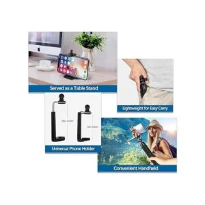 Trípode de teléfono trípode flexible portátil ajustable_5