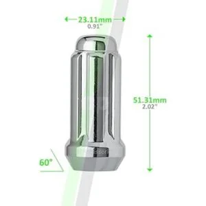 Tuercas de llantas DPAccessories LCS5N8H204PAR para autos_3
