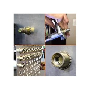 Tuerca de remache de acero al carbono chapado en zinc para_5