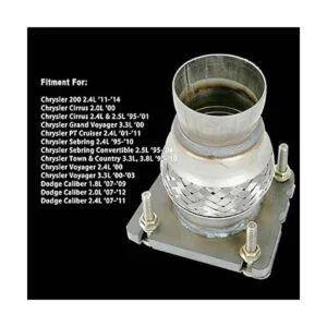 Tubo de reparación de escape de acoplamiento flexible_3