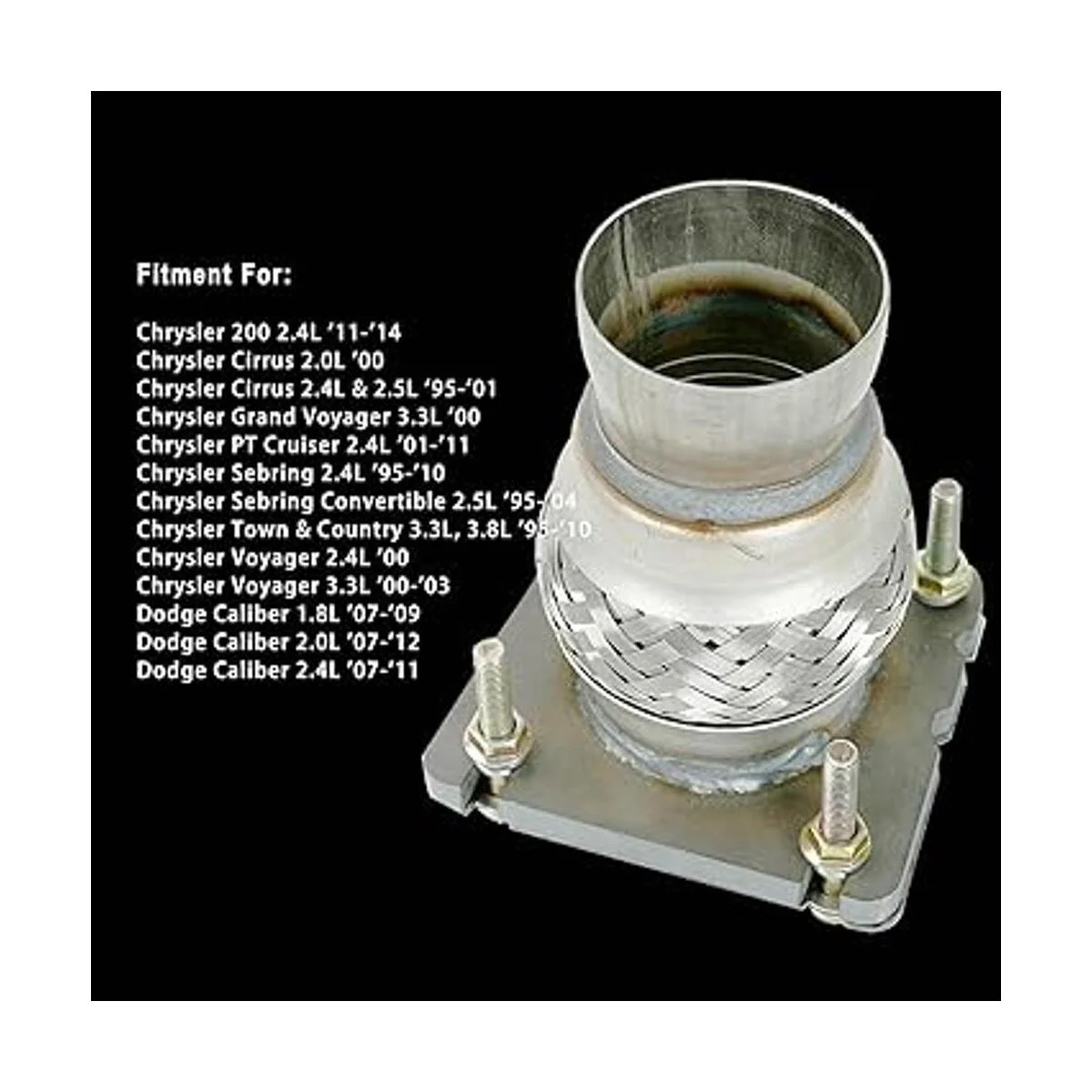 Tubo de reparación de escape de acoplamiento flexible_3