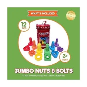 Tuercas y pernos gigantes para niños pequeños juego_2