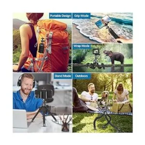 Trípode de teléfono trípode flexible y trípode ajustable_2
