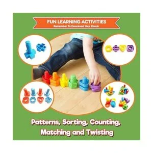 Tuercas y pernos gigantes para niños pequeños juego_5