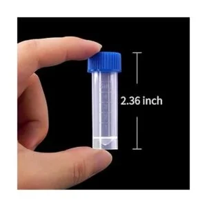 Tubos de ensayo de plástico de 0.2 fl oz tapas de rosca_2