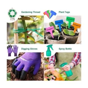 Tudoccy Juego de herramientas de jardín de 83 piezas