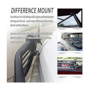 Tubo de sujeción con abrazadera para luz de niebla apta_4