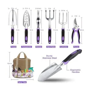 Tudoccy Juego de herramientas de jardín de 83 piezas