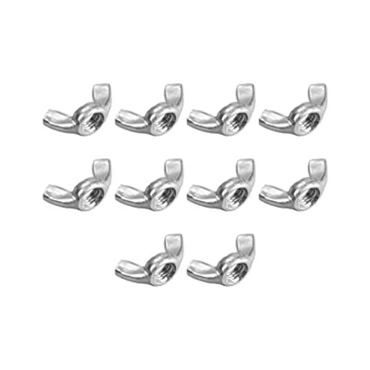 Tuercas de ala uxcell M8 acero al carbono piezas de_1