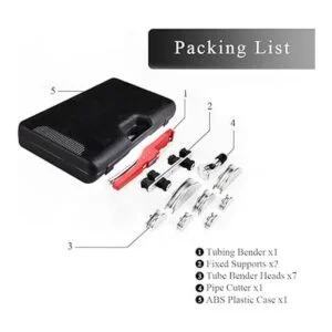 Tubo doblador kit refrigeración trinquete tubos dobladoras