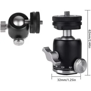 Trípode de cámara Mini soporte de cabeza de bola con_4