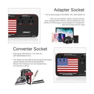 TryAce Convertidor de voltaje exclusivo de 2200 W y_6