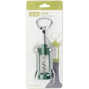 True Soar Sacacorchos con alas gusano autocentrante_5