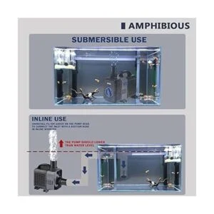 Trupow Flow Bomba de filtro sumergible eléctrica en línea